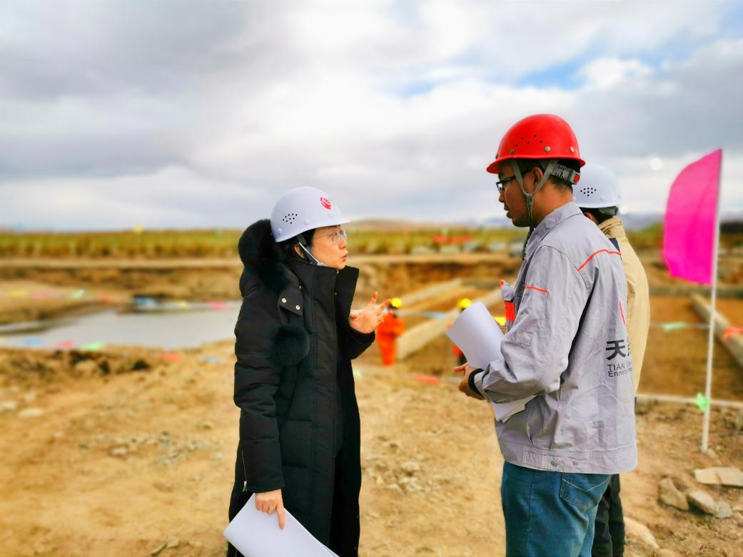 不懼嚴寒、攻堅克難，天晟源環(huán)保人奮戰(zhàn)在紅原